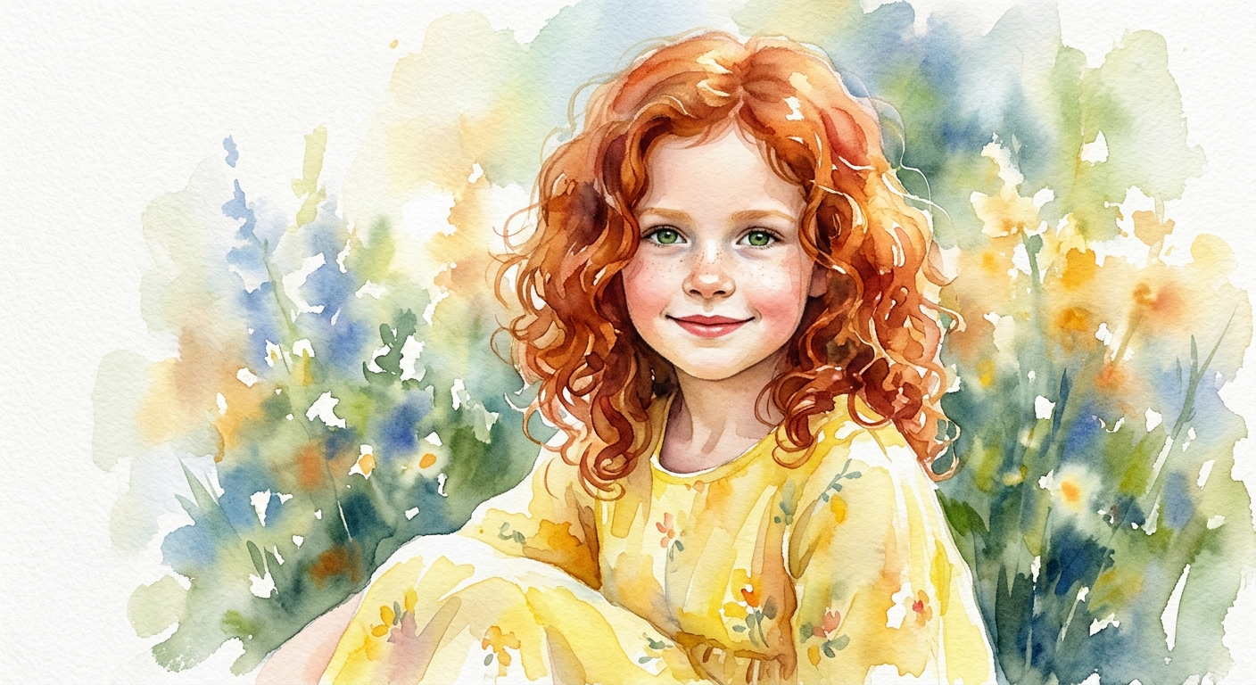 Watercolor art style